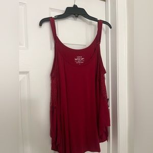 Torrid cold shoulder top size 0 (size 12)